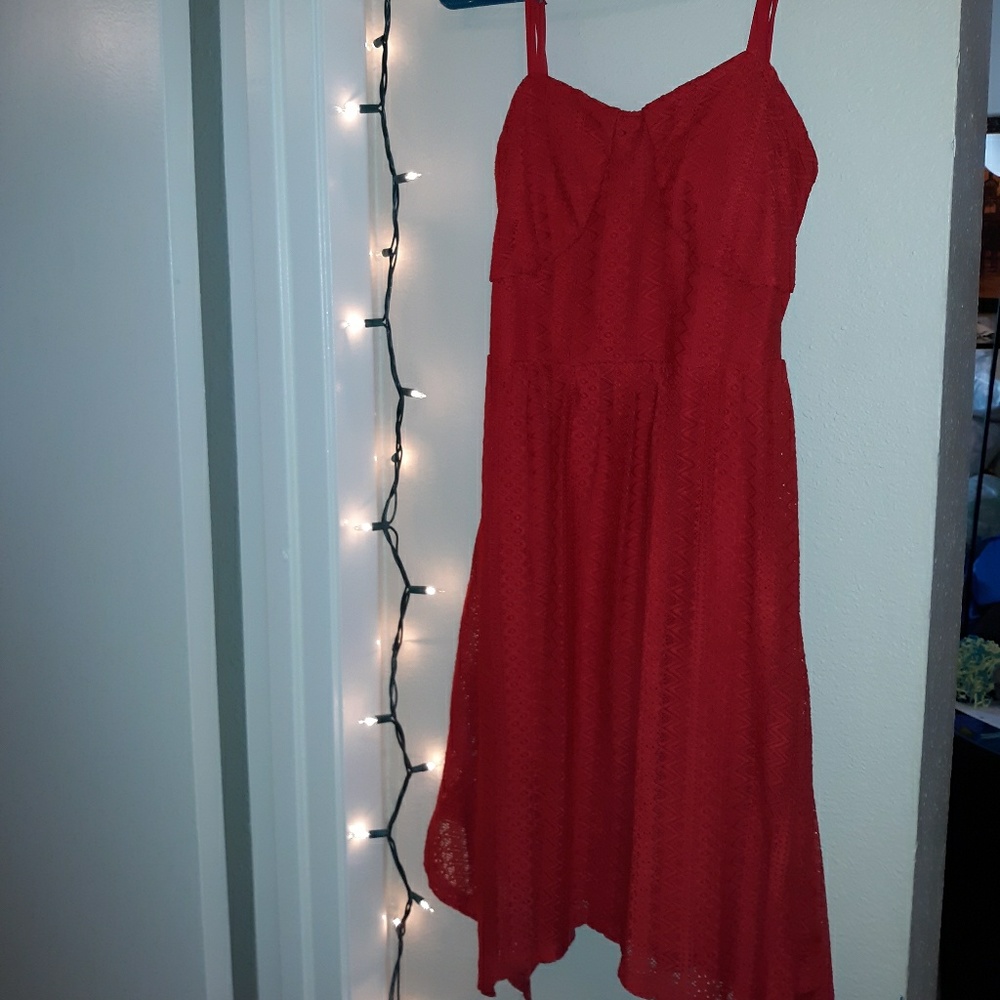 Red dress